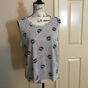 Women's NASA Tank Top Gray XXL
